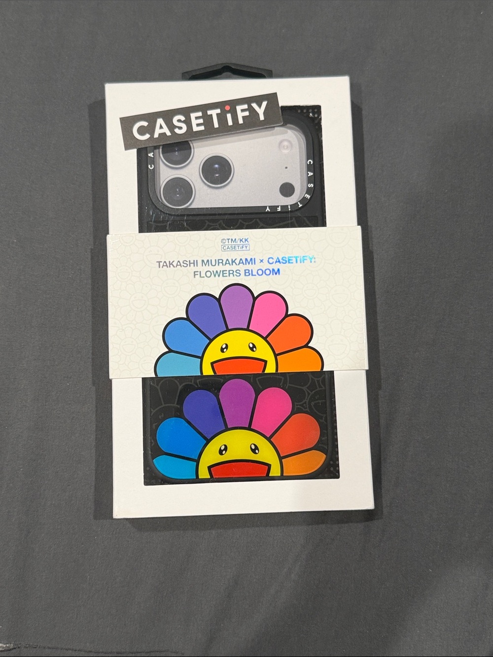 Casetify Multicolor Takashi Murakami Flowers Bloom Phone Case - Black 17 Pro Max